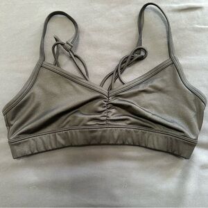 Women’s Alo Yoga Sports Bra Black Strappy Back Size Small